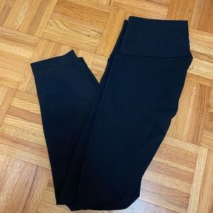 Lululemon Black Wunder Under High-Rise Tight 25” Full-On Luxtreme size 8